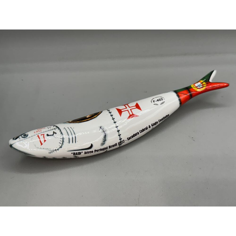 sardinha bordallo pinheiro ceramic sardine art - heroes of the air